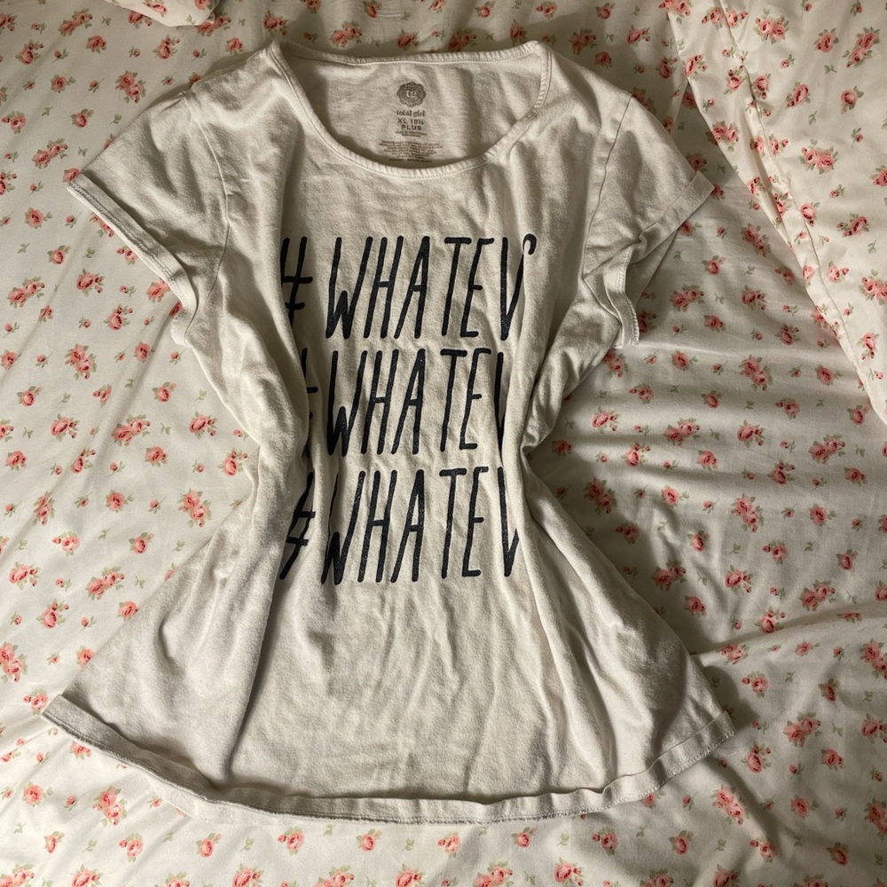 graphic #whateves t-shirt